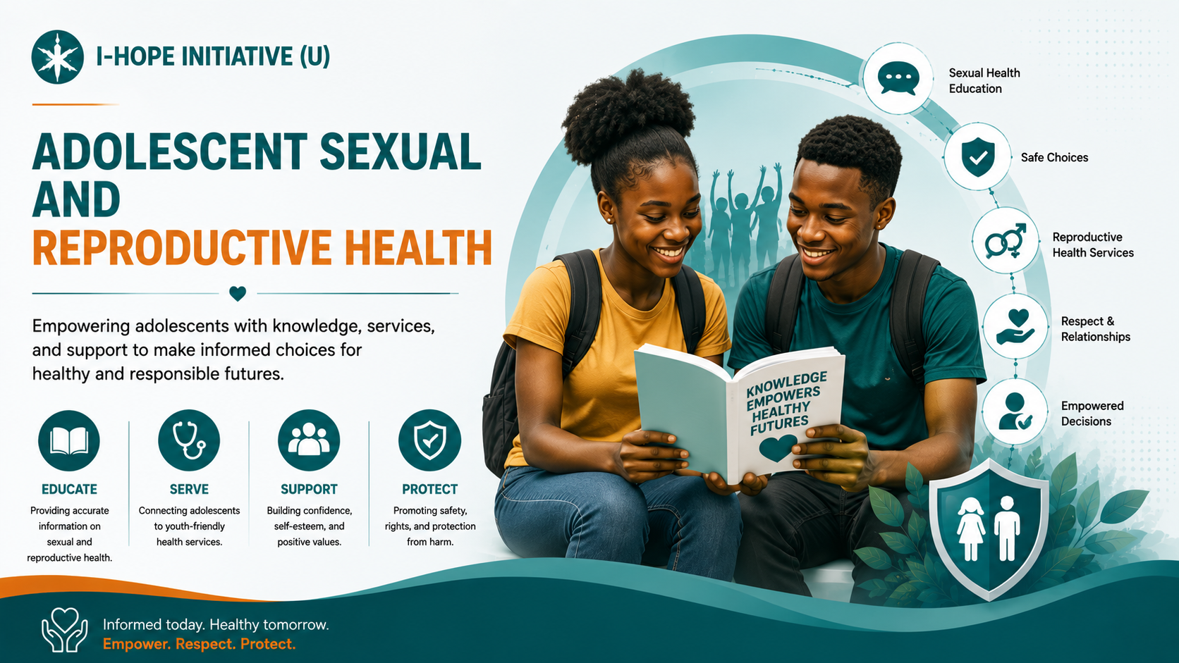 Adolescent Health & Life Skills — I-HOPE focus area flyer