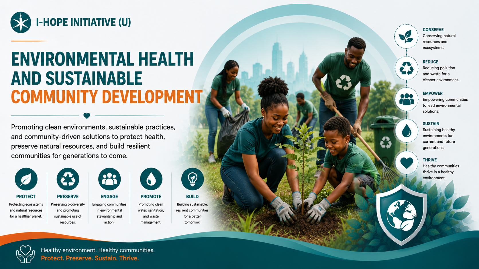 Livelihoods & Community Resilience — I-HOPE focus area flyer